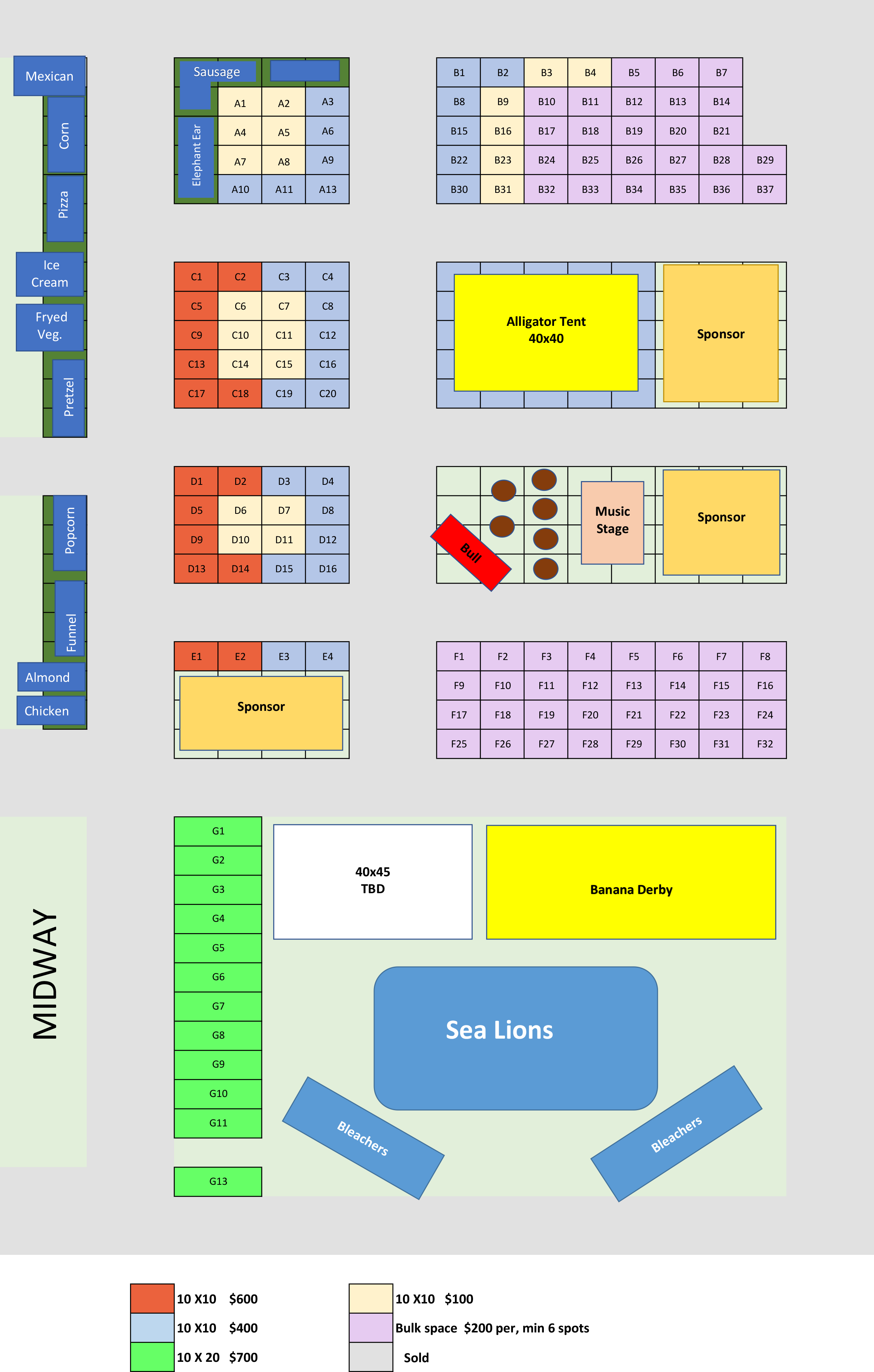 Fairgrounds Layout Map